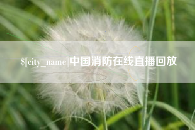 邹城中国消防在线直播回放