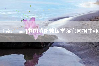 邹城中国消防救援学院官网招生办