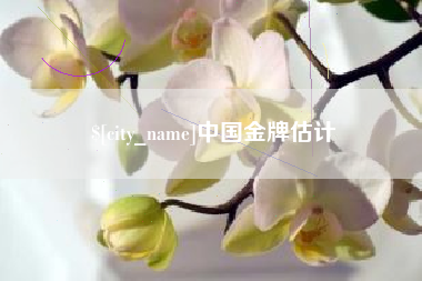 邹城中国金牌估计