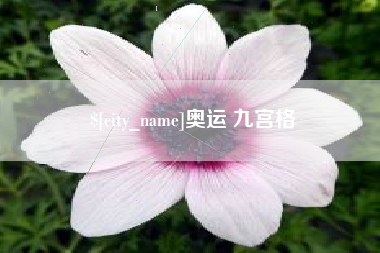 邹城奥运 九宫格