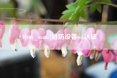 邹城消防设备ccc认证