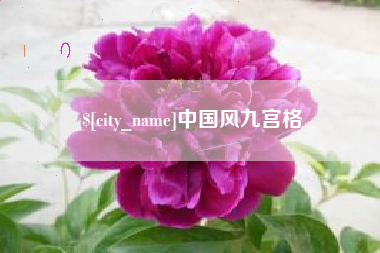 邹城中国风九宫格