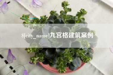 邹城九宫格建筑案例