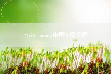 邹城中国18枚金牌