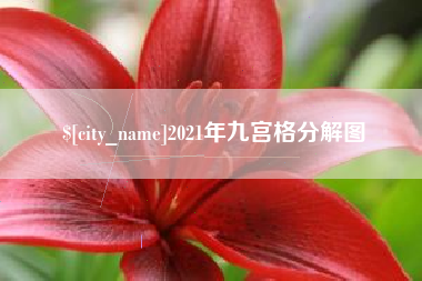 邹城2021年九宫格分解图