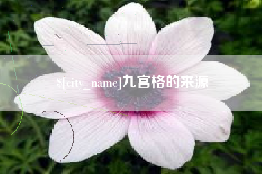 邹城九宫格的来源
