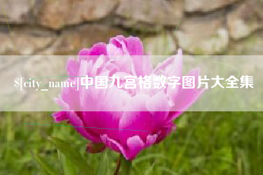 邹城中国九宫格数字图片大全集