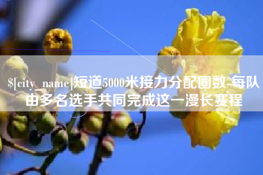 邹城短道5000米接力分配圈数-每队由多名选手共同完成这一漫长赛程