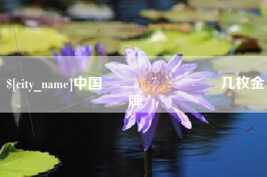 邹城中国🇨🇳几枚金牌