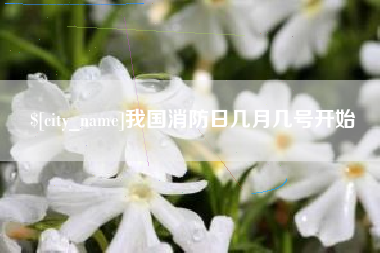 邹城我国消防日几月几号开始