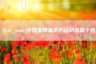 邹城中国金牌最多的运动员前十名