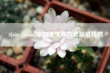 邹城中国金牌哪六金最值钱的