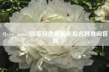 邹城国家应急救援员报名网查询官网