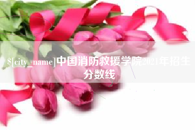 邹城中国消防救援学院2021年招生分数线