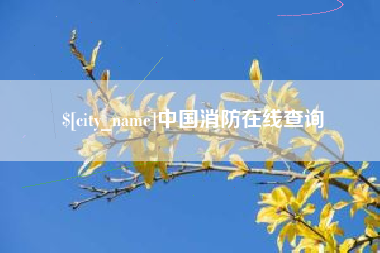 邹城中国消防在线查询