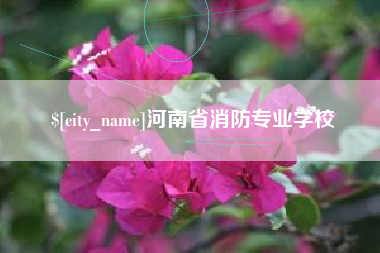 邹城河南省消防专业学校