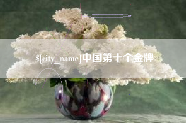 邹城中国第十个金牌