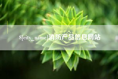 邹城消防产品信息网站