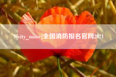 邹城全国消防报名官网2021